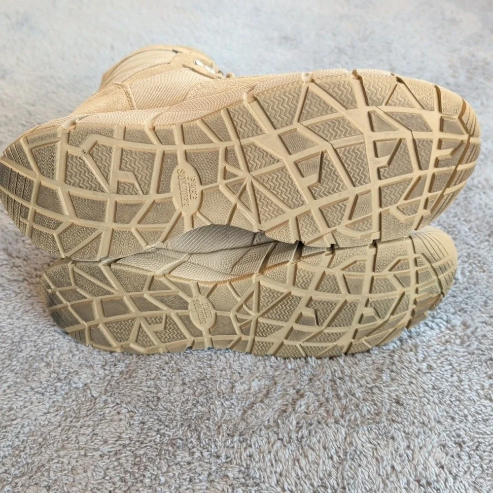 Free Soldier Tactical Mens Tan Work Boots ACC0014 Curdura Fabric 8